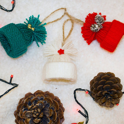 Mini Yarn Hat - set of 3