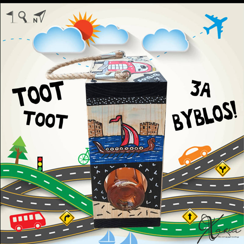 Toot Toot 3a Byblos! Xaria’s Mini Wine Holder Box