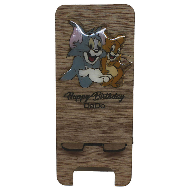 C3 Customized Wooden Mobile Stand 19.5 x 8.3 cm