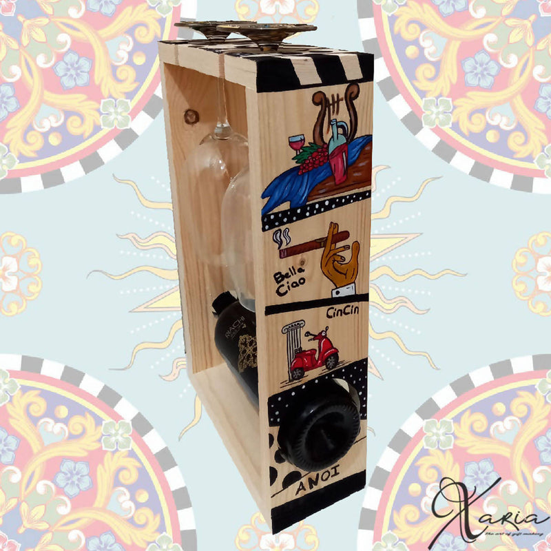Round Trip To Sicily! Xaria’s Wine Holder Box