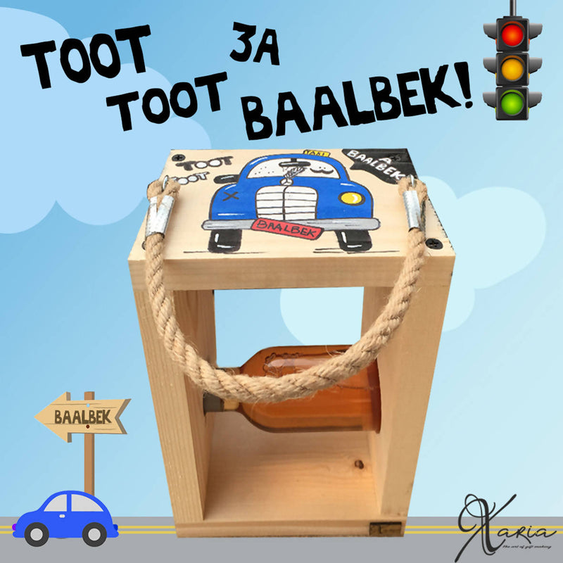 Toot Toot 3a Baalbek! Xaria’s Mini Wine Holder Box
