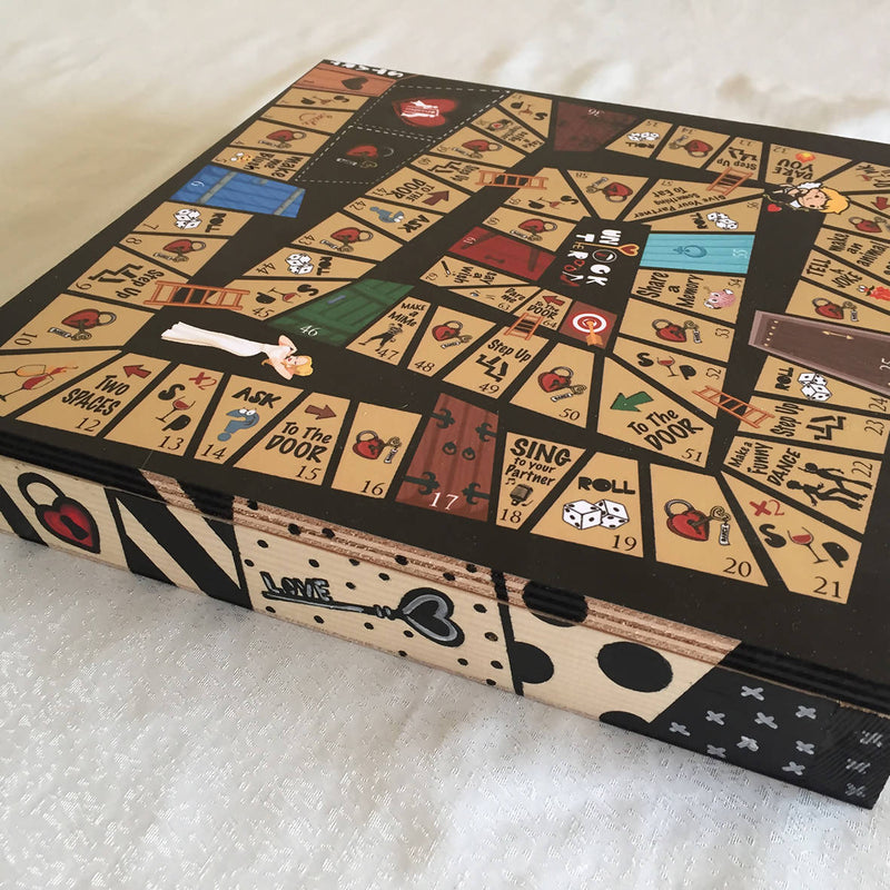 Unlock The Room Game! Xaria’s Game For Couples <br> Personalized Handpainted Wood Version