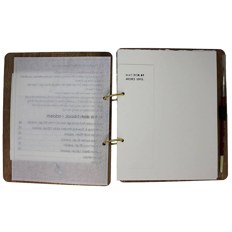 C3 Palette Wooden Sketchbook 24.5 X 20.5 cm