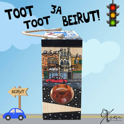 Toot Toot 3a Beirut! Xaria’s Mini Wine Holder Box