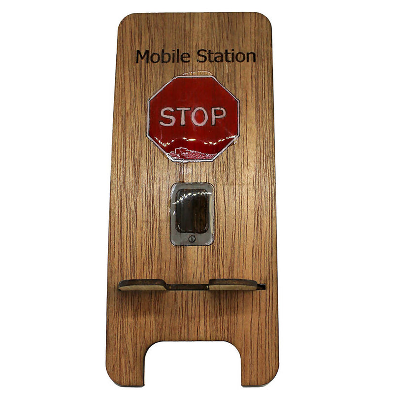 C3 Customized Wooden Mobile Stand 19.5 x 8.3 cm