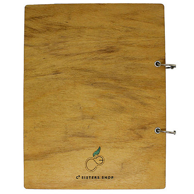 C3 Portrait Wooden Agenda Planner 23 X 17.5 Cm