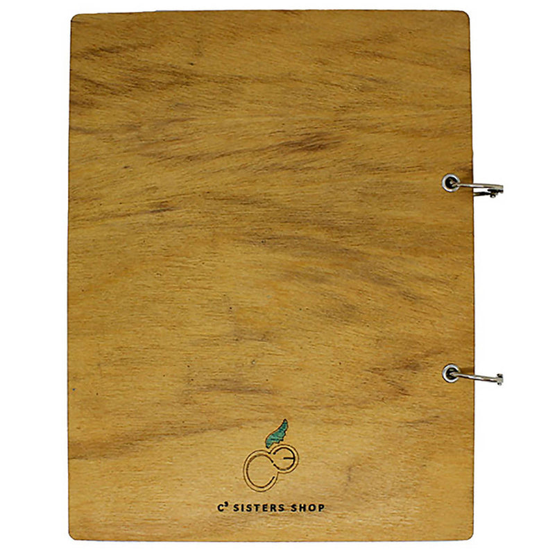 C3 Portrait Wooden Agenda Planner 23 X 17.5 Cm