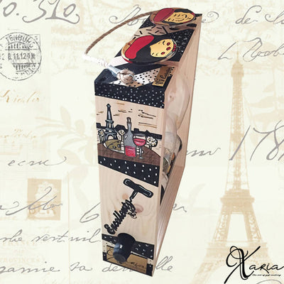 Round Trip To Paris! Xaria’s Wine Holder Box