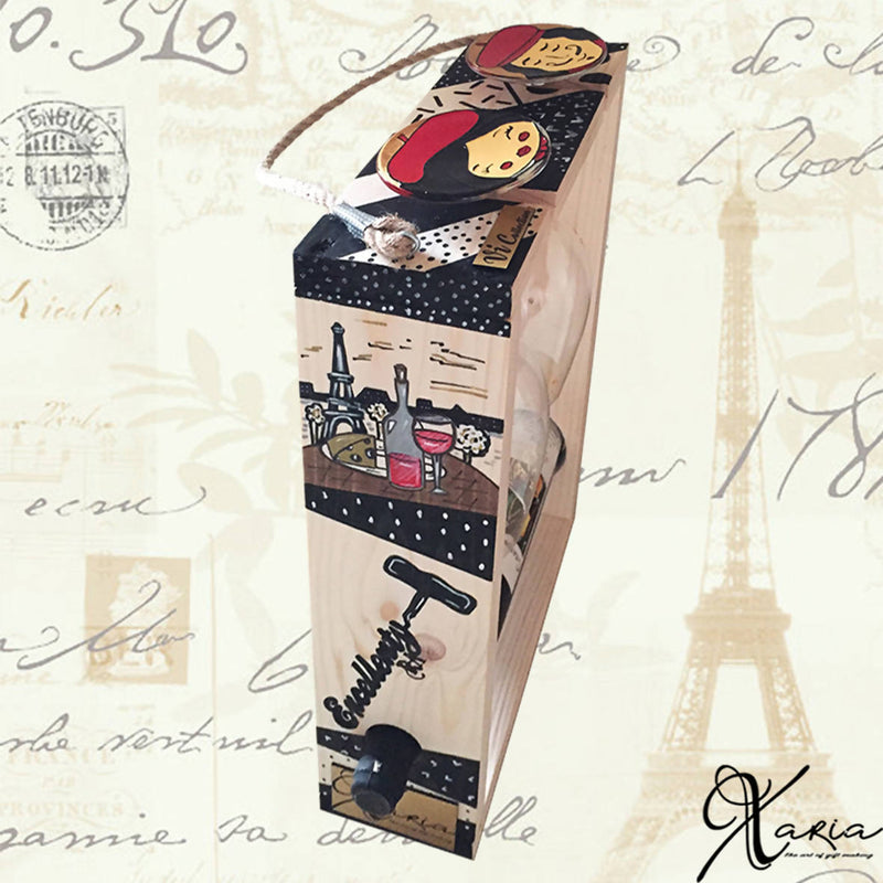 Round Trip To Paris! Xaria’s Wine Holder Box
