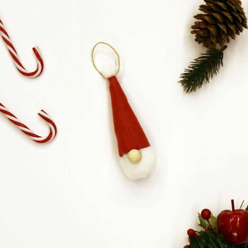 Santa Felt Ornament