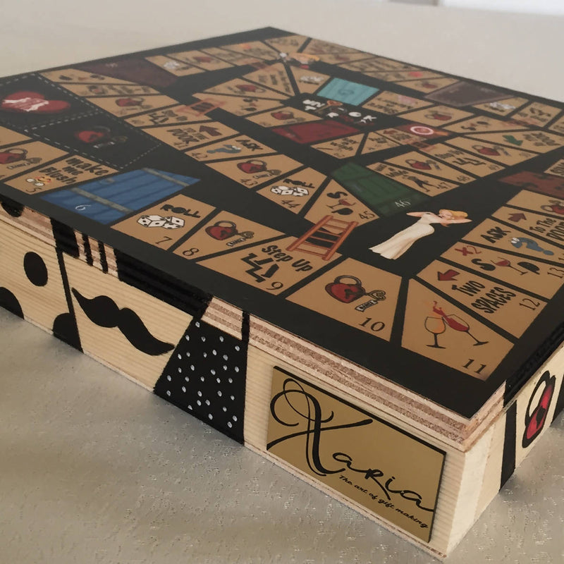 Unlock The Room Game! Xaria’s Game For Couples <br> Personalized Handpainted Wood Version