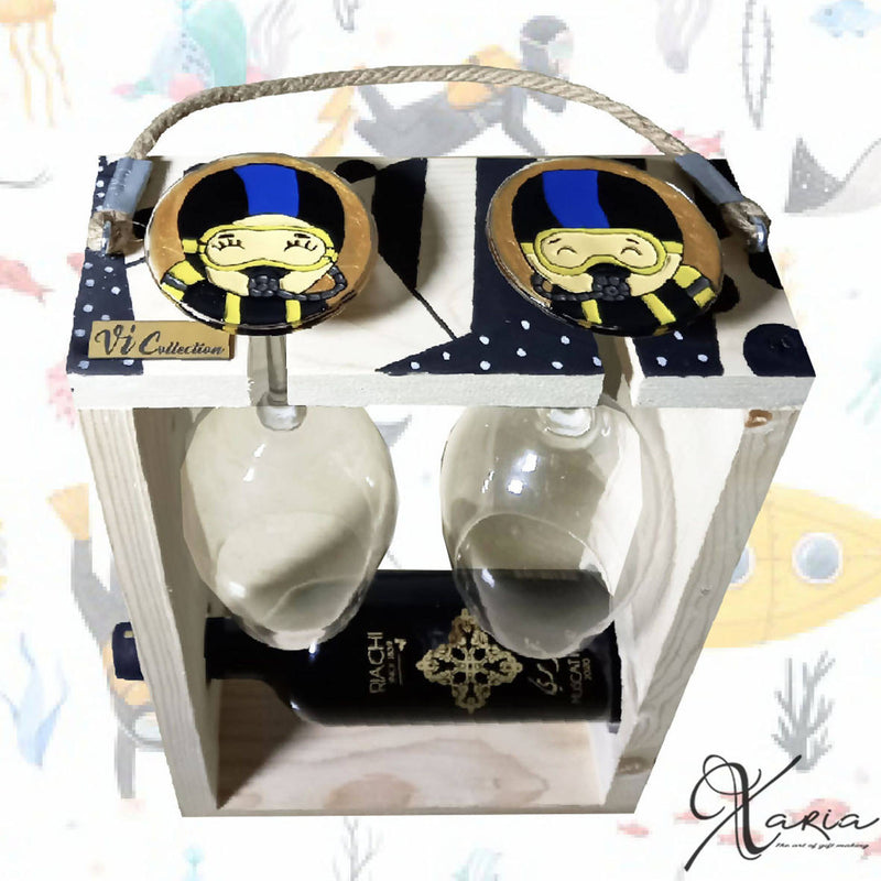 Special Request Diving Wine Holder Box