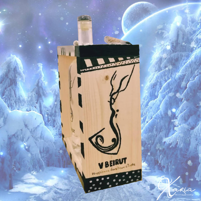 V Beirut Single Bottle Box Xaria’s Vodka Box