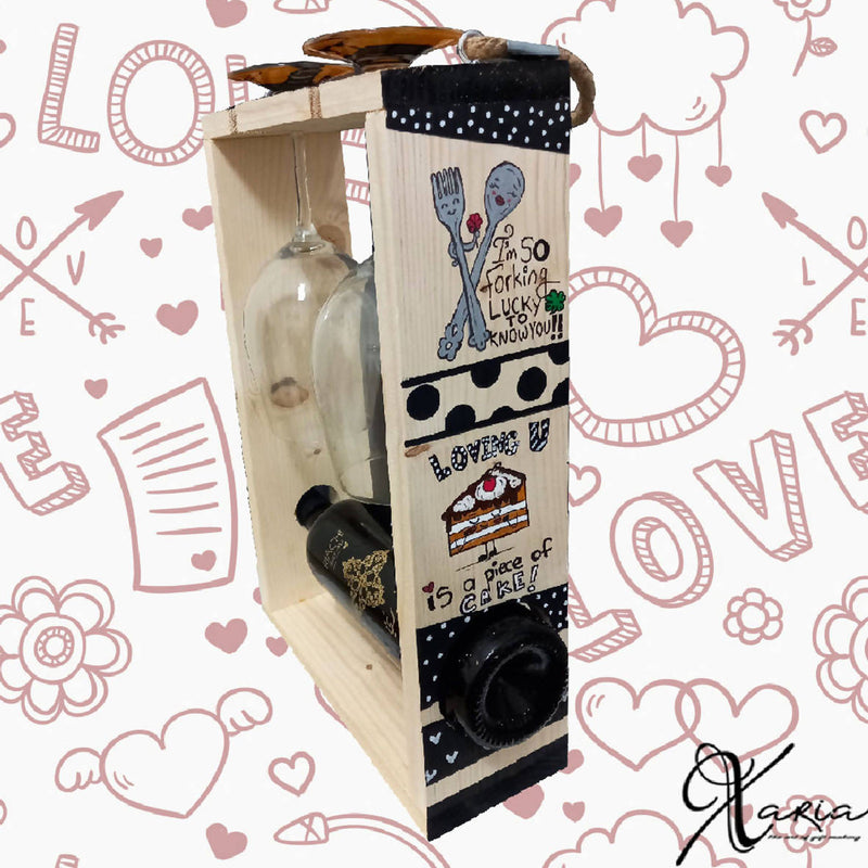 U Drive Me Crazy - Xaria’s Wine Holder Box