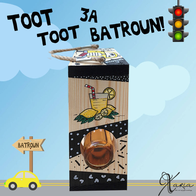 Toot Toot 3a Batroun! Xaria’s Mini Wine Holder Box