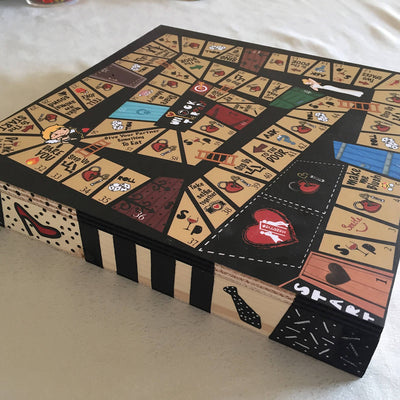 Unlock The Room Game! Xaria’s Game For Couples <br> Personalized Handpainted Wood Version
