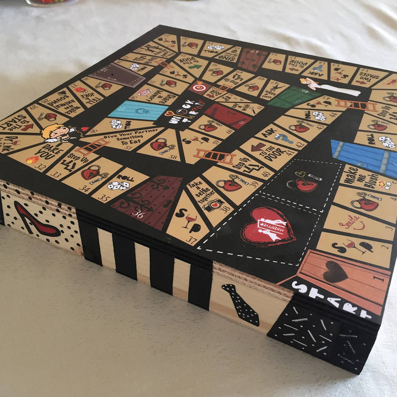 Unlock The Room Game! Xaria’s Game For Couples <br> Personalized Handpainted Wood Version
