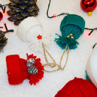Mini Yarn Hat - set of 3