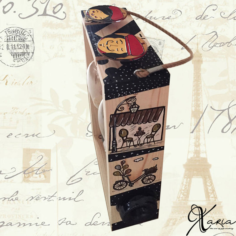 Round Trip To Paris! Xaria’s Wine Holder Box