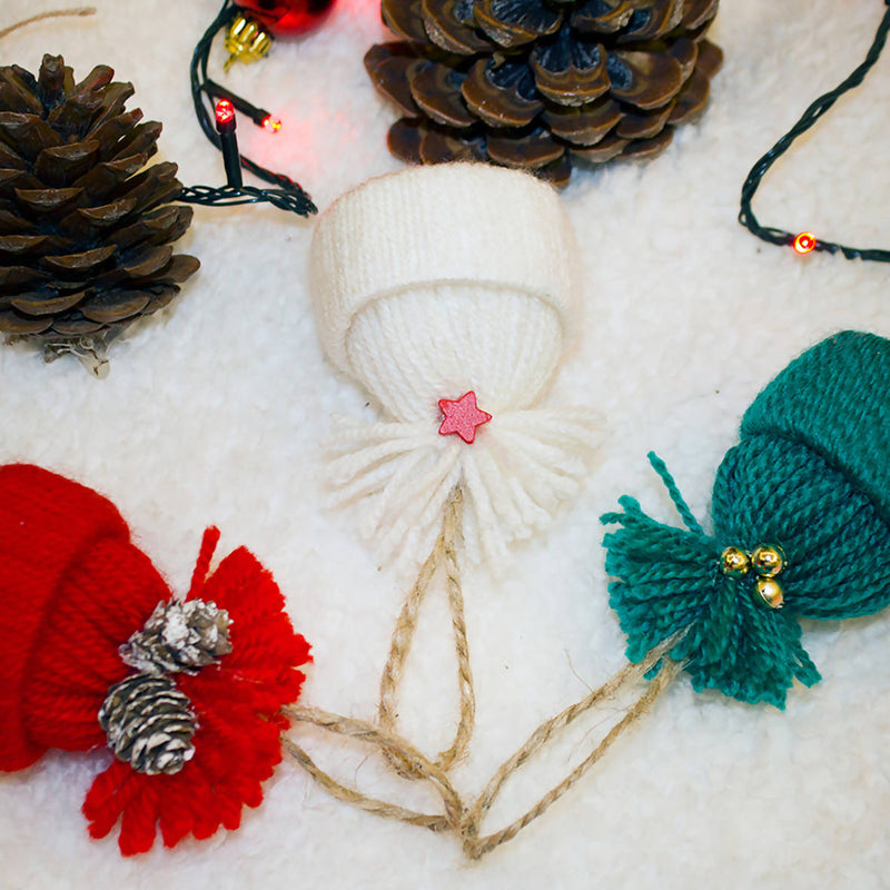 Mini Yarn Hat - set of 3