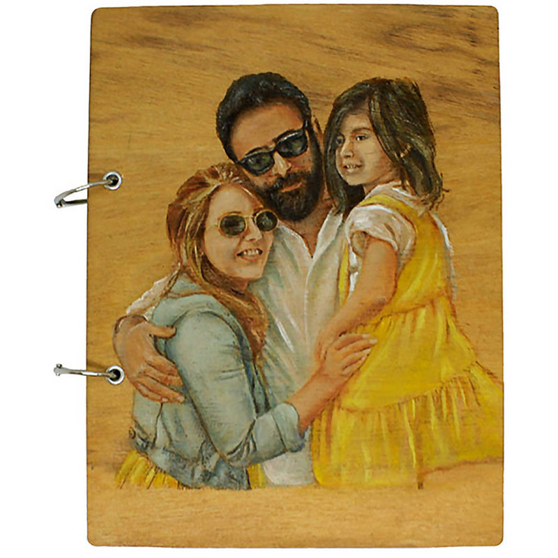 C3 Portrait Wooden Agenda Planner 23 X 17.5 Cm