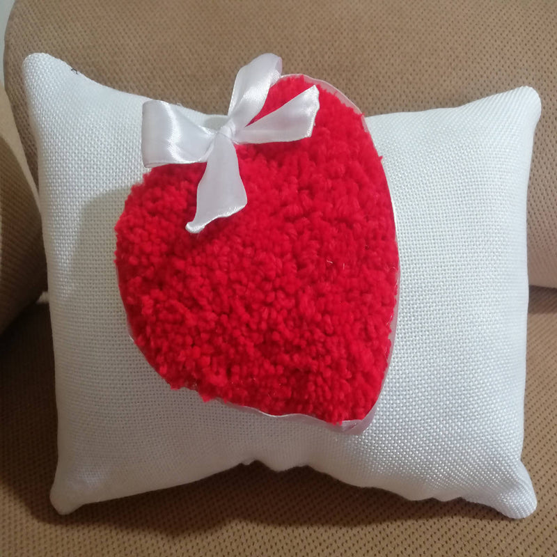 Heart Shape Valentine Love Cushion