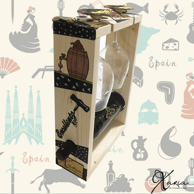Round Trip To Spain! Xaria’s Wine Holder Box