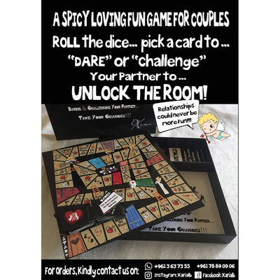 Unlock The Room Game! Xaria’s Game For Couples <br> High-end Cardboard Version