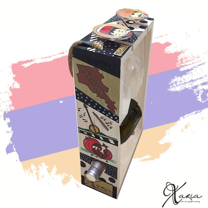 Round Trip To Armenia! Xaria’s Wine Holder Box