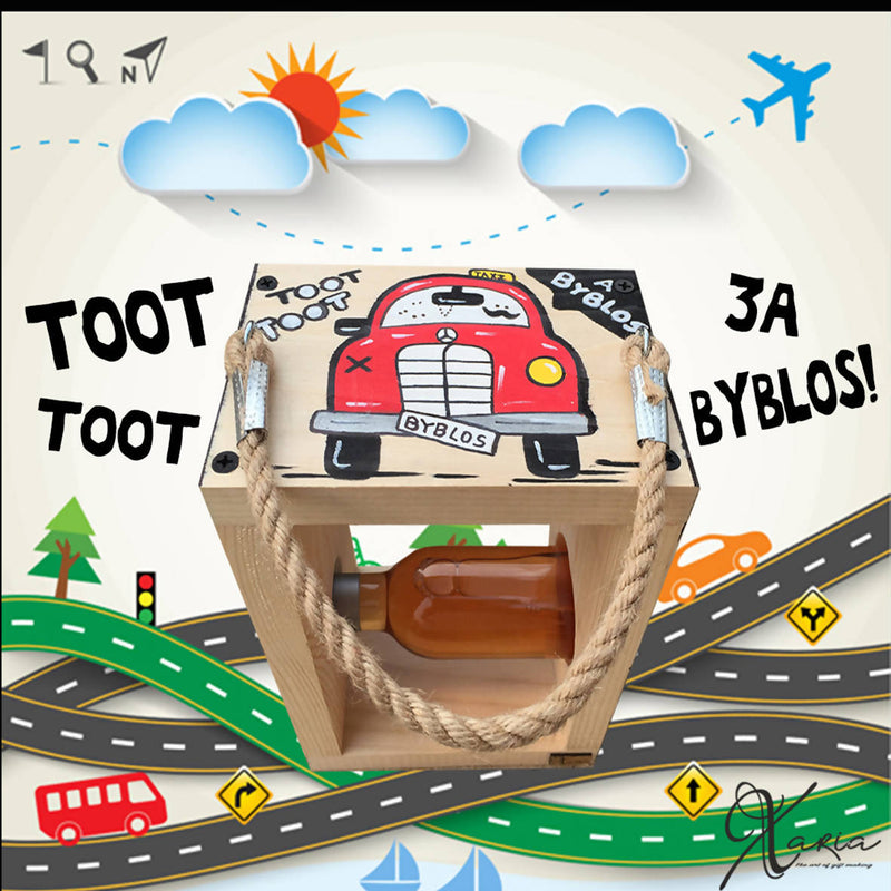 Toot Toot 3a Byblos! Xaria’s Mini Wine Holder Box